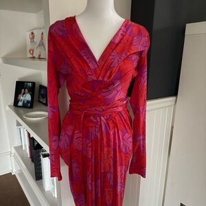 Issa London floral kimono dress